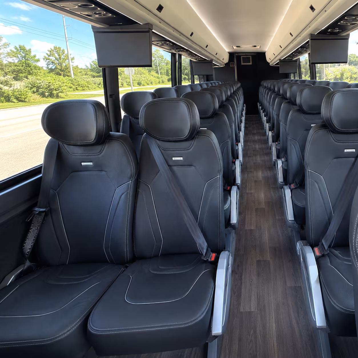 jurupa valley charter bus rental interior